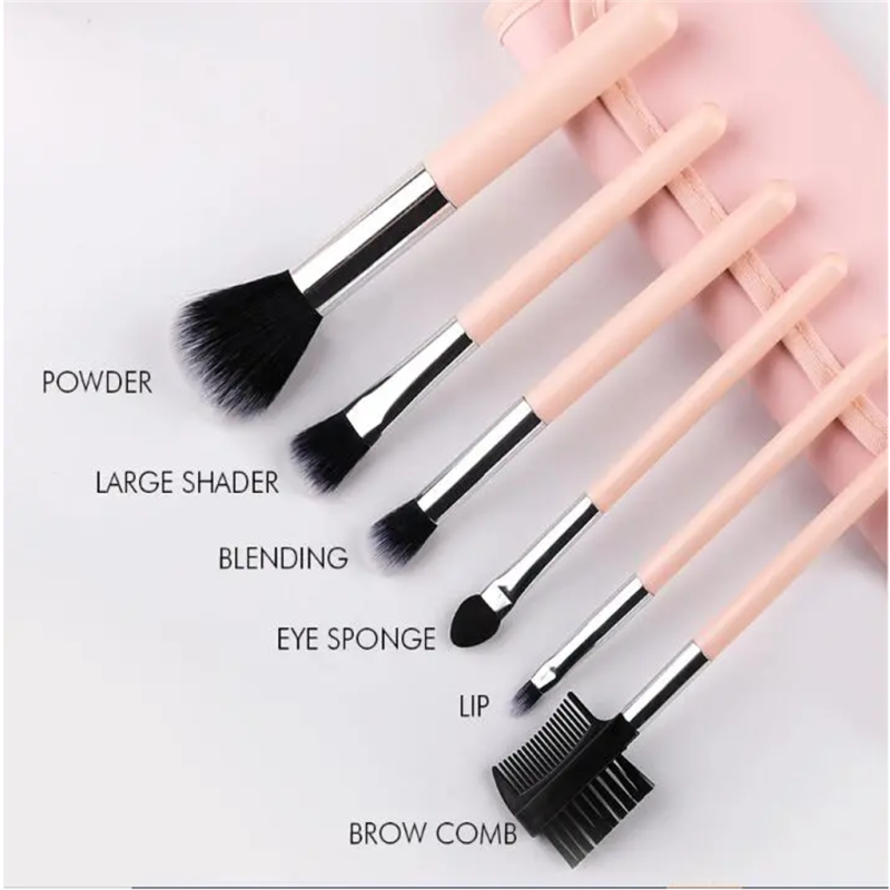 6PCS Mini Travel Makeup Brush Set Makeup Brush