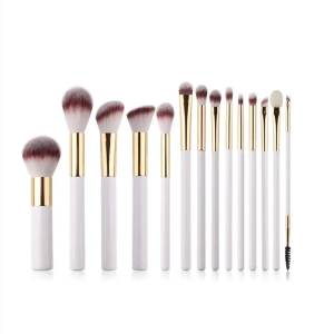 14PCS Hot Sell White Handle High Quality Makeup Brush