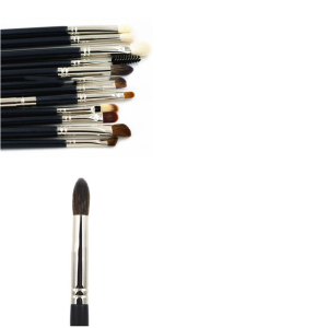 Artist′s First Option Professional Makeup Brush Set 22PCS Black Pocket Belt Makeup Brush
