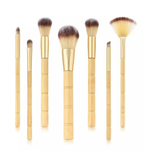 7PCS Bamboo Handle Makeup Brush