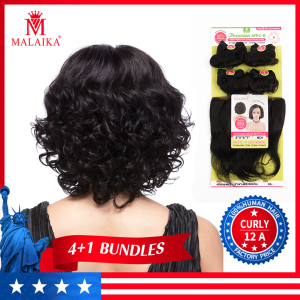 No tangle one pack solution Afro-B + frontal 100% peruvian human hair Mink human hair weave bundles