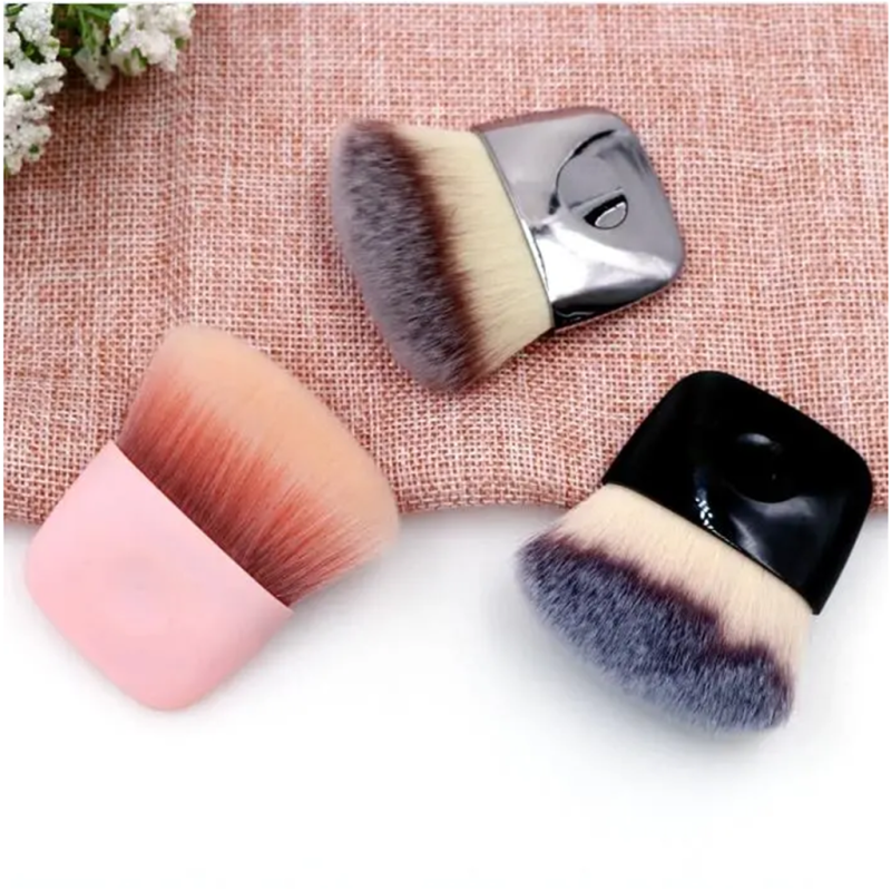 New Flat Foundation Makeup Brush Custom Mini Kabuki Makeup Brush