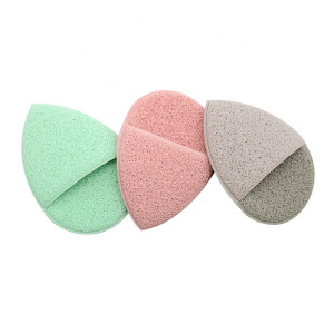 Hot selling customized makeup remover sponge , facial cleansing makeup removal puff , facial washing pad sponge 