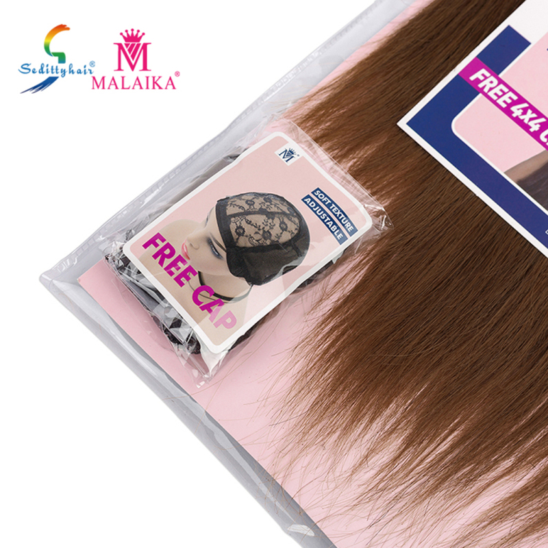 MALAIKA one pack saluations 100% human hair extension with closure 