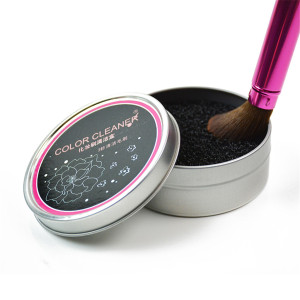 JLY Dry Brush Cleaner Sponge Inside Safe For Eye-area Makeup Brush Remove Pigment Powder Sponge 