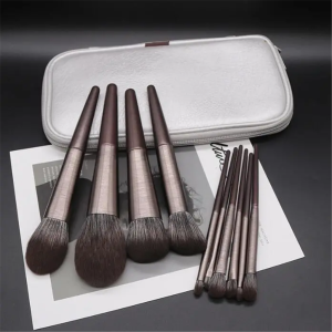 Hot Sell Bronze Color High Quality 10PCS Makeup Brush