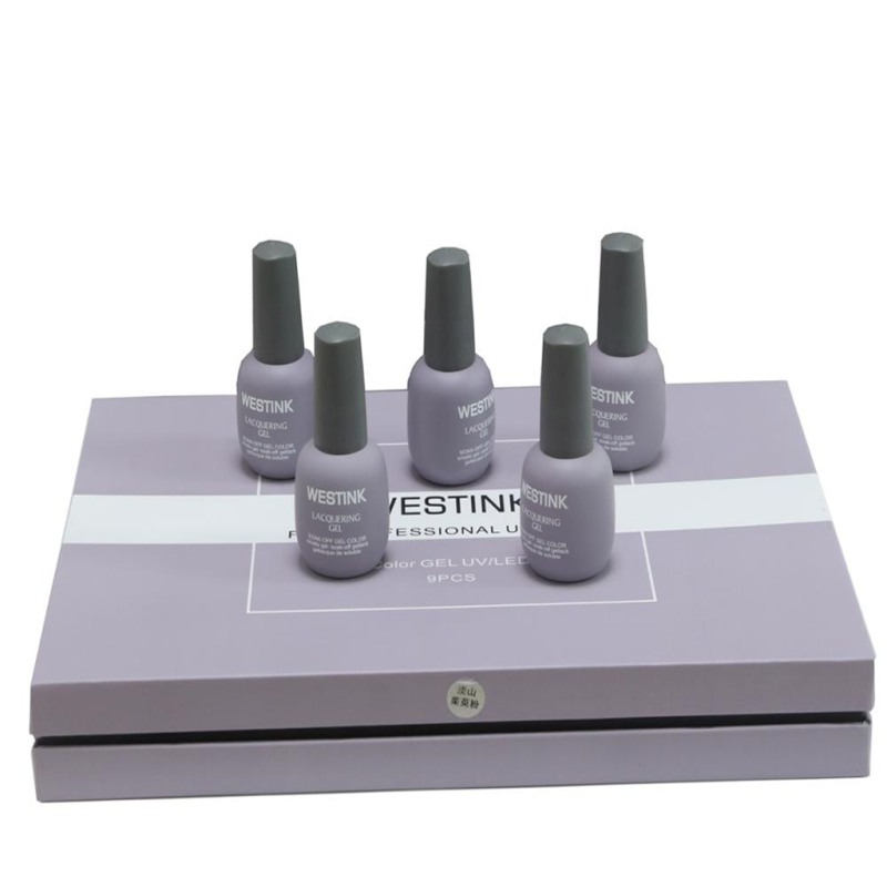 Westink 9color uv gel nails small collection Starry sky grey serie gel nail polish kit 