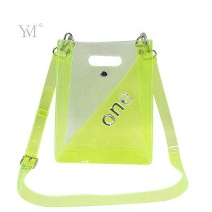 New design personalized handbag cosmetic bag crossbody clear tpu wholesale makeup bag 