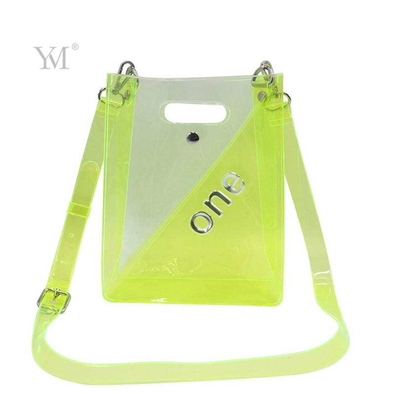 New design personalized handbag cosmetic bag crossbody clear tpu wholesale makeup bag 