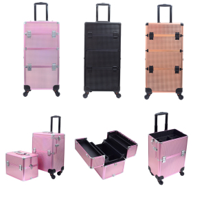 Rolling Makeup Trolley Case