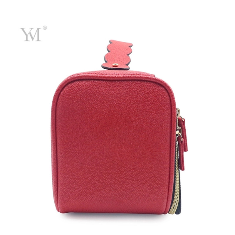 YM COCO high fashion make up red bag oem cosmetic bag set