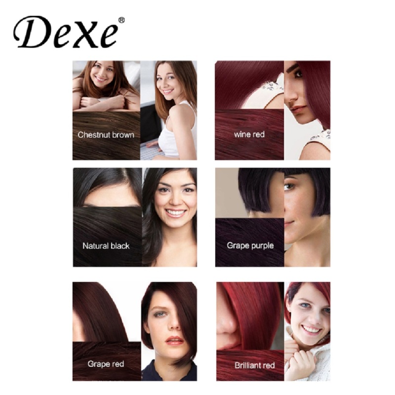 Selfie Bottle Packing Hair Dye Shampoo without Ammonia PPD and Fast to Colored Hair colorant 