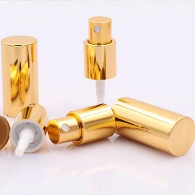 China Manufacturer Aluminium spray pump closure aluminum cap complete for perfume