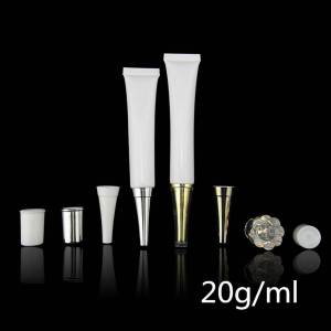 Skin care 20ml cleansing lotion flat tube cosmetic packaging spot
