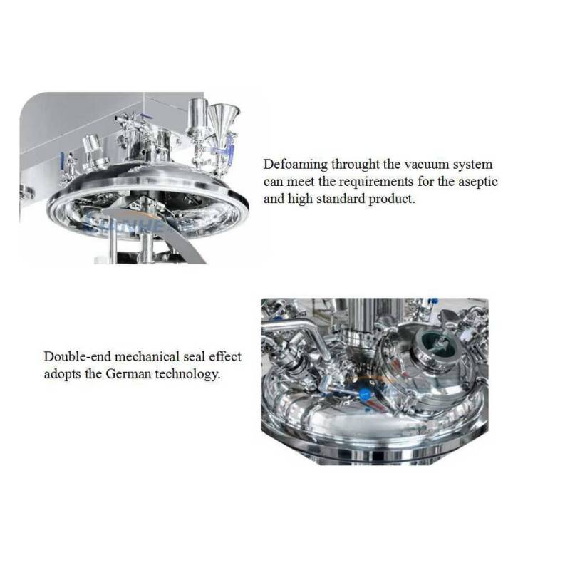 Steam heating cosmetic mixer equipment machine cosmetics vacuum homogenizer machines