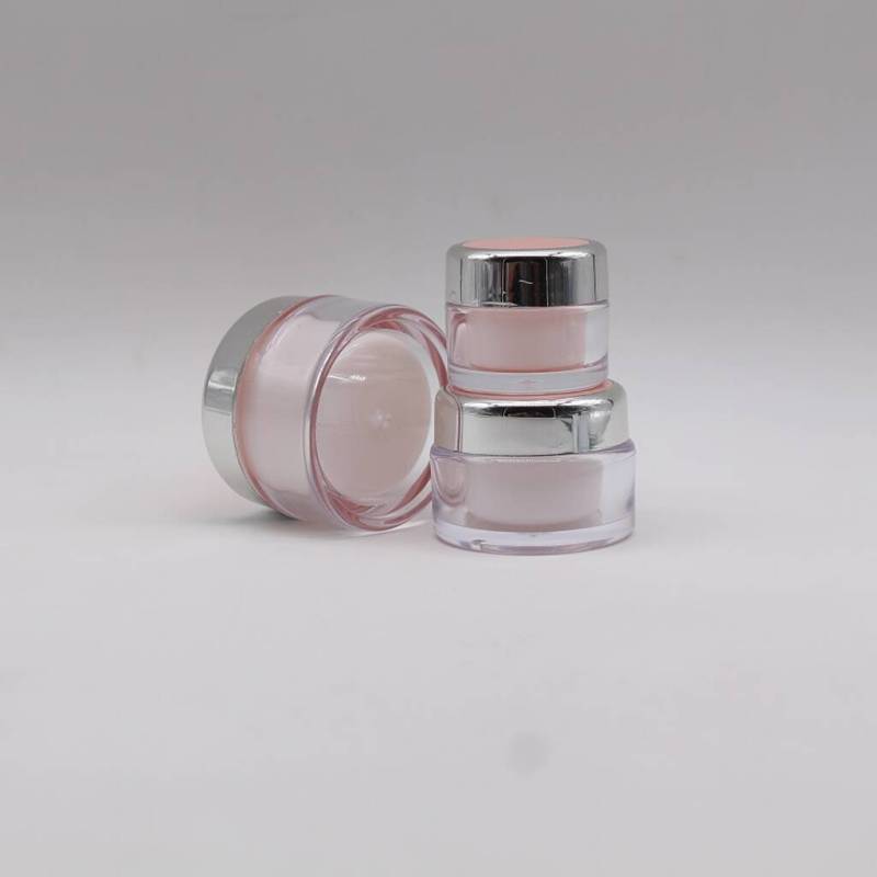 Stock 15g 20g 30g Skin care jar cream jar Acrylic material jars empty cream bottle for capsules fast delivery from Guangzhou 