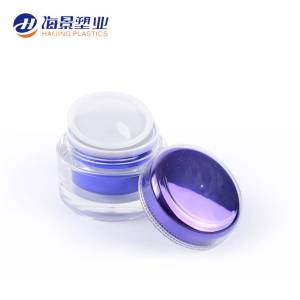 Luxury design empty face skin care cosmetics packaging acrylic 50g cream jar