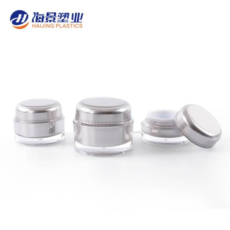 Luxury design empty face skin care cosmetics packaging acrylic 50g cream jar