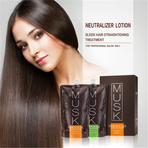 GMPC Certification Professional Natural Hair Straightening Cream Best Permanent Hair Rebounding Cream