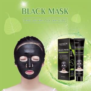 Private Label Professional facial Treatment black clean mask deepper cleaning 