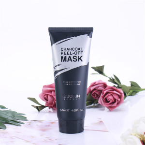 ZuoFun OEM Deep Clean Face Bamboo Charcoal Remove Blackhead Peel Off Tearing Black Facial Mask