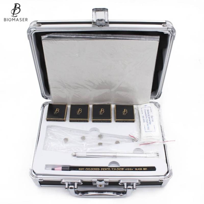Professional Biomaser 3D Microblading Pigment Kit With Manual Tattoo Machine