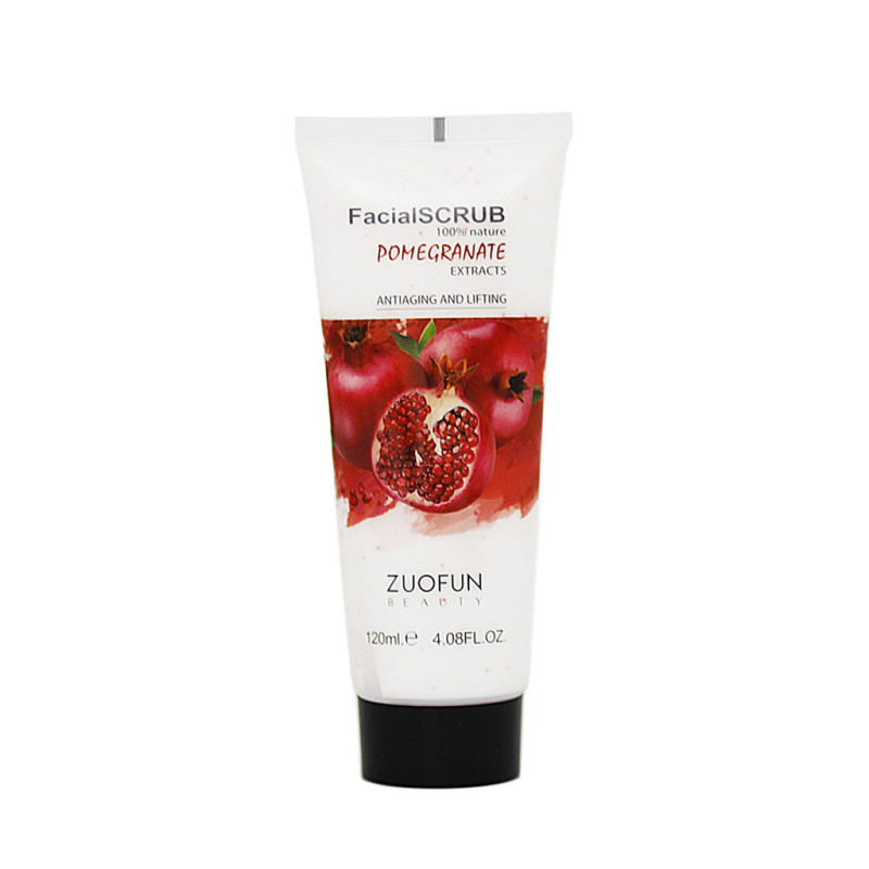 Zuofun Beauty Deep Cleansing Facial Scrub 100% Nature Antiaging and Lifting Cleanser OEM 