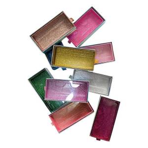 New style Popular slide eyelash box hot Style 25mm Lash Handmade 3d Mink Eyelashes High Quality 