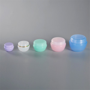 Cream Jar used superior quality round acrylic cream clean plastic jar 