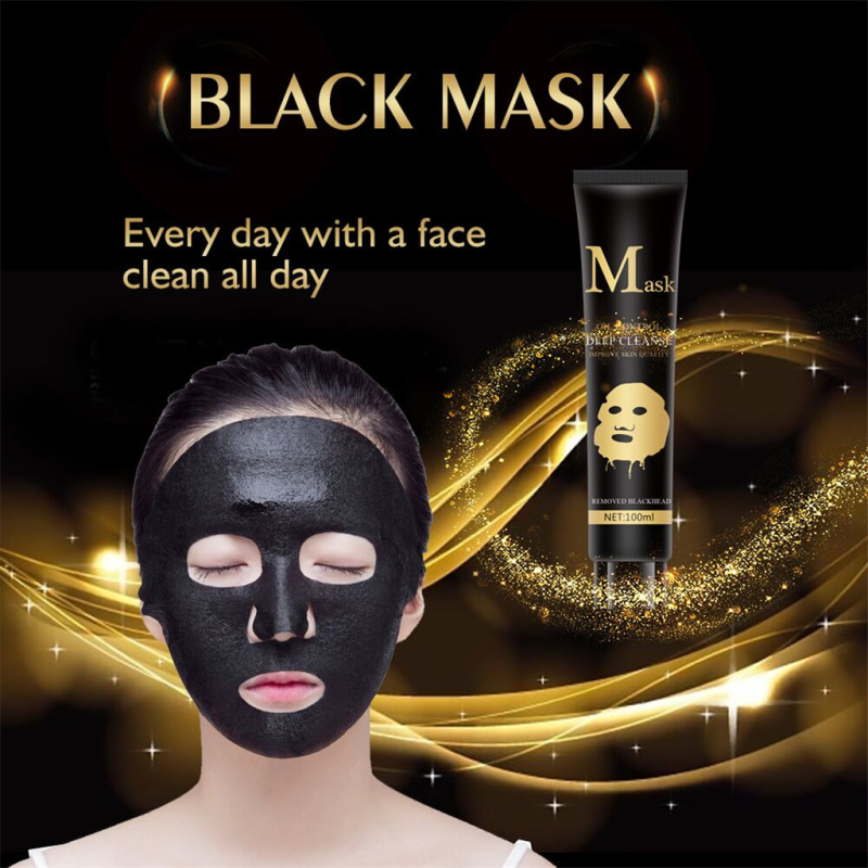 Private Label Professional facial Treatment black clean mask deepper cleaning 