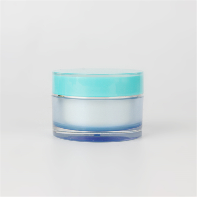 Hot sale 30g 50g empty pearl white plastic cosmetic jar for cream 