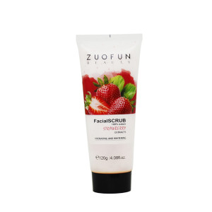 Zuofun Beauty Deep Cleansing Facial Scrub 100% Nature Antiaging and Lifting Cleanser OEM 
