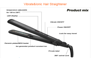 Vibrate&Ionic Hair Straightener