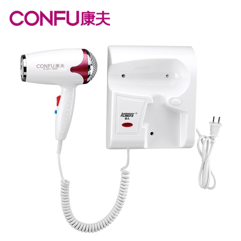 Wall-mounted hair dryer