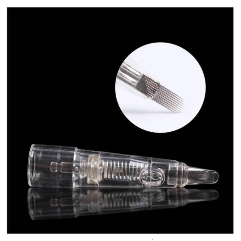 10PCS back flow Biomaser Permanent Makeup Needles with Membrane Cartridges Needles Tattoo Machine Pen