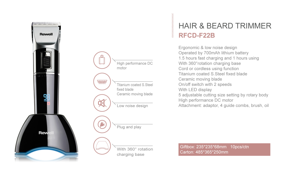 Hair Beard Trimmer RFCD-F22B