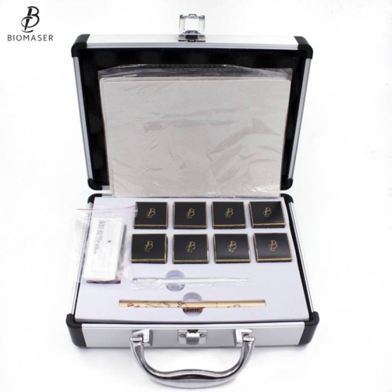 Professional Biomaser 3D Microblading Pigment Kit With Manual Tattoo Machine
