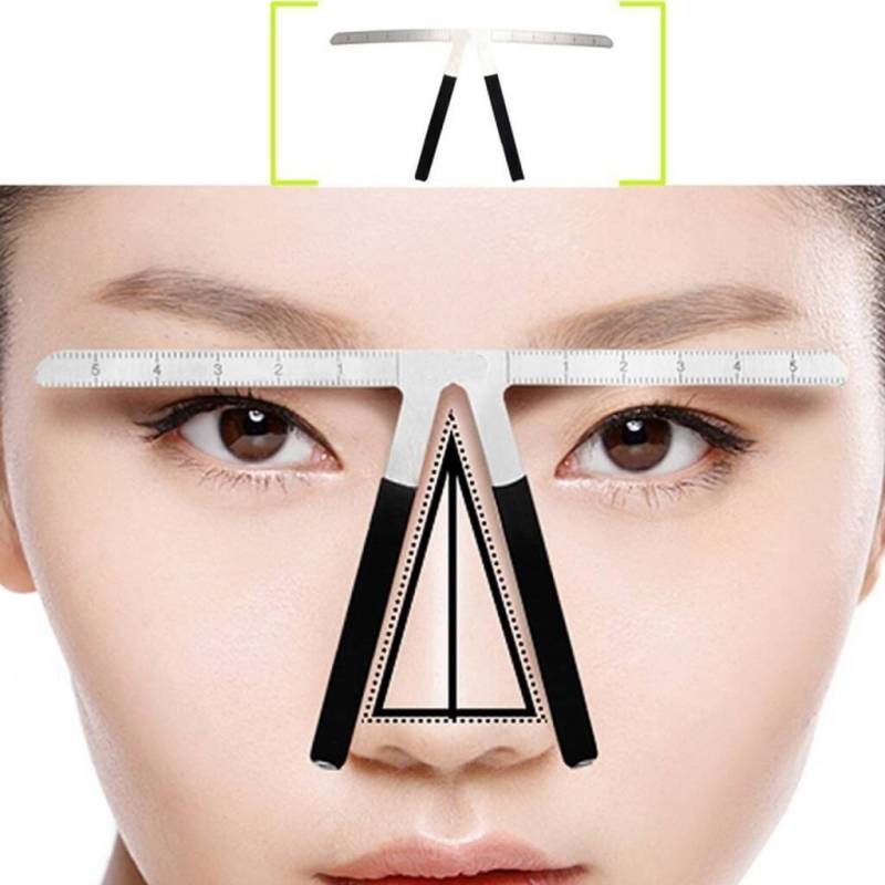 Biomaser Permanent Makeup Eyes Eyebrow Tattoo Repair Agent Eyebrow Ruler Practice Skin Micro Brush  High Quality Accessiories