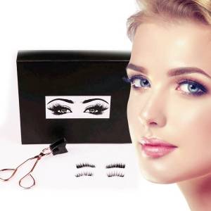 Wholesale 3D Mink Magnetic eyelashes, Hot Sale 5 magnets magnetic false+eyelashes, 6D Silk eye lash 3D 25mm Faux Mink Eyelashes 