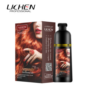 Customized hair color shampoo home use high quality best seller natural black long-lasting fast dyeing 5 mins 
