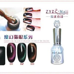 ZYZC Nail 15ml Nail Art UV Gel 9D Cat eyes gel polish Soak Off Nail Gel Varnish