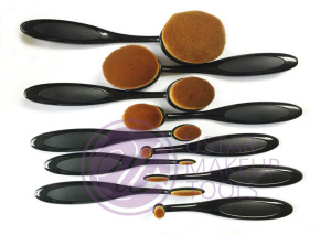10 all black toothbrush type makeup brushes toothbrush type makeup brush sets makeup brush sets