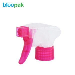 Factory hot sale ningbo 28/410 all plastic trigger sprayer with customized color closure 