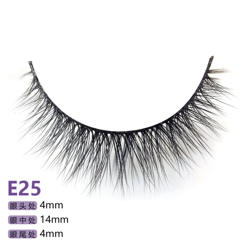 High quality wholesale natural false whole sale 3d mink eyelashes vendor 