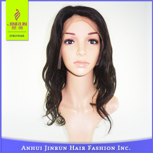 Wholesale Body Weave Hair Full Lace Wig, 100% Virgin Human Hair Wig