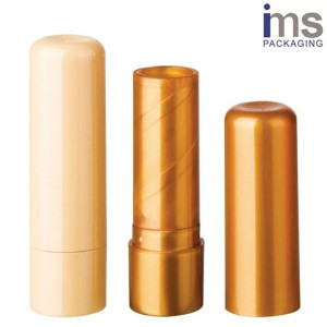Round Plastic Lip Balm Container Tube Packaging Case
