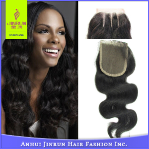 JinRunHair Brazilian/Peruvian Virgin Hair Body Wave Lace Closure 100% Virgin Human Hair