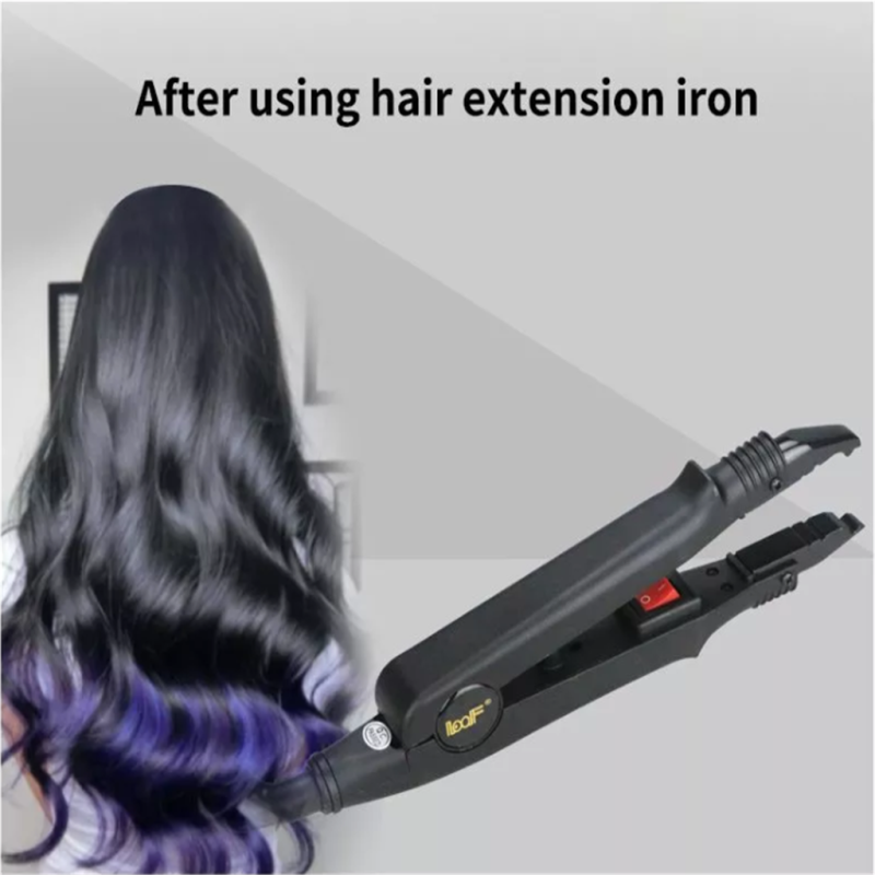 New Hair Tools Type A Curved Tip Of Newest Loof Mini Lcd Extension Iron L698 Connector