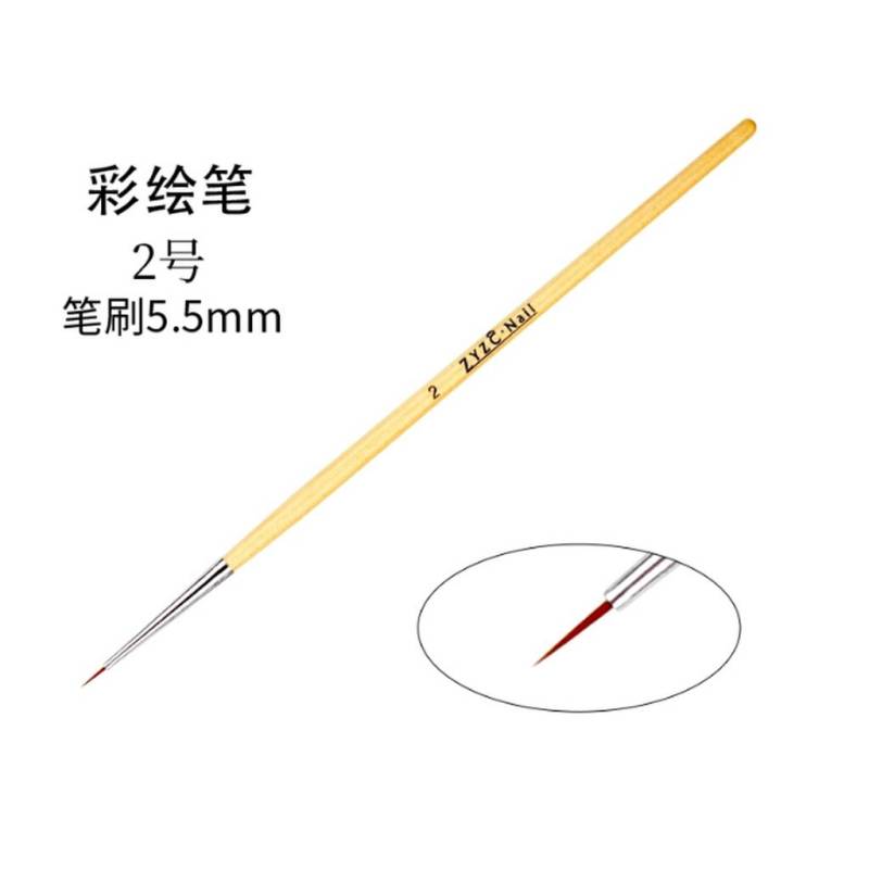 ZYZC Nail Art Tools To Draw a Thin Line Wire Painting Brush To Draw a Thin Line Wire Painting Pen 