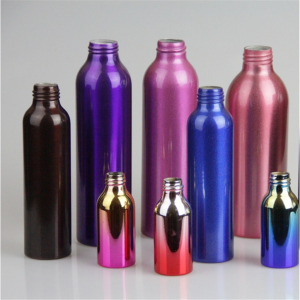 aluminum bottles cosmetic packaging hand pump pressure sprayer bottle 
